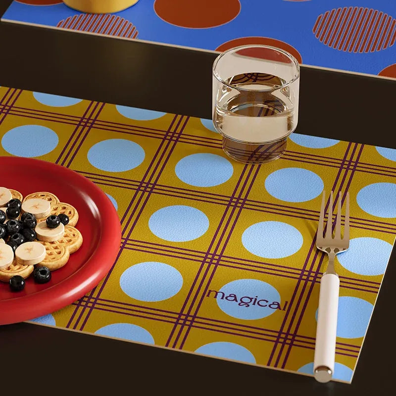 Fantasy Polka Dot Placemats Set