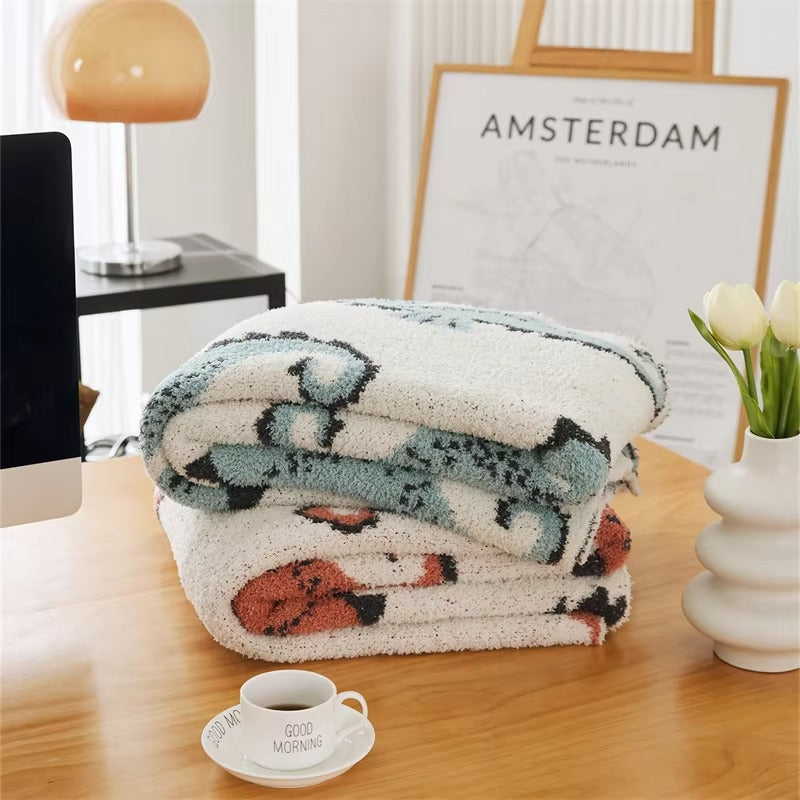Sea Horse Blanket + Pillows