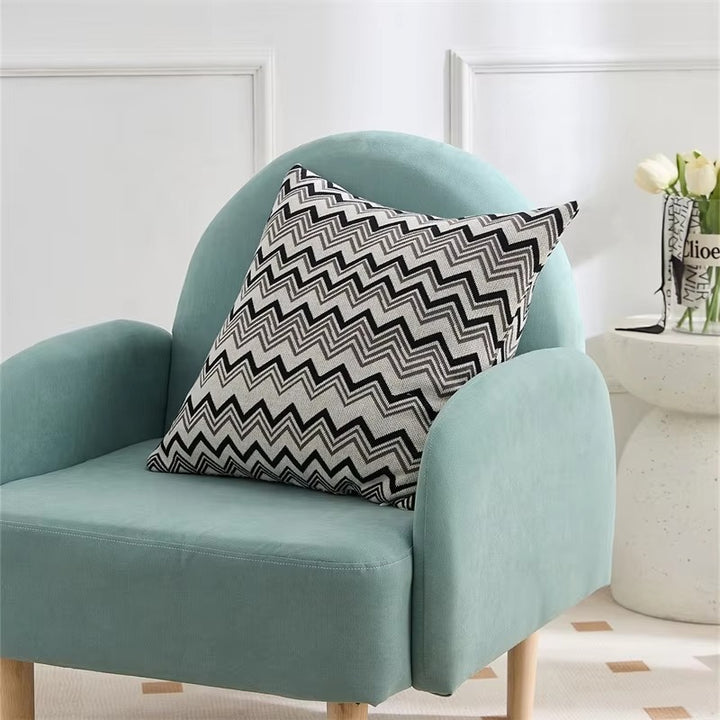 Wave Stripe Blanket + Pillows