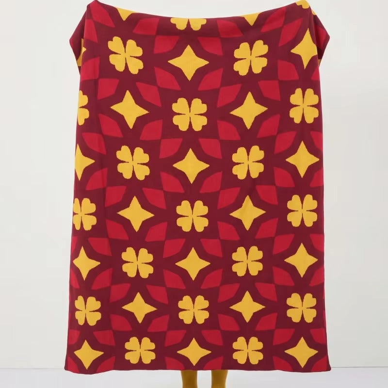 Clover & Star Pattern Blanket