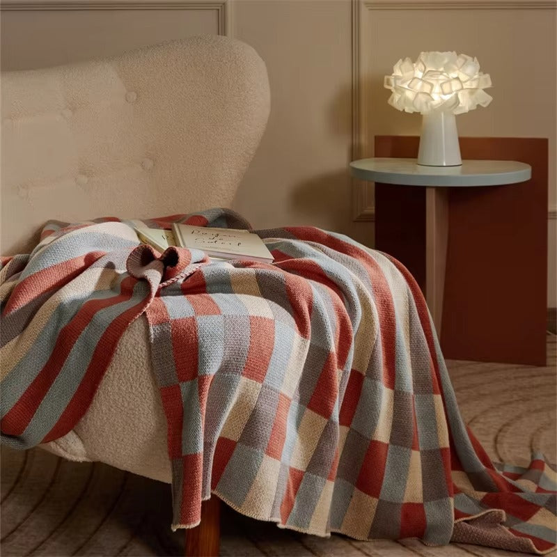 Stripe Knitted Blanket