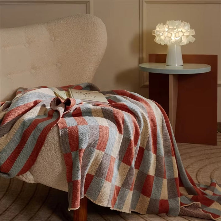 Stripe Knitted Blanket