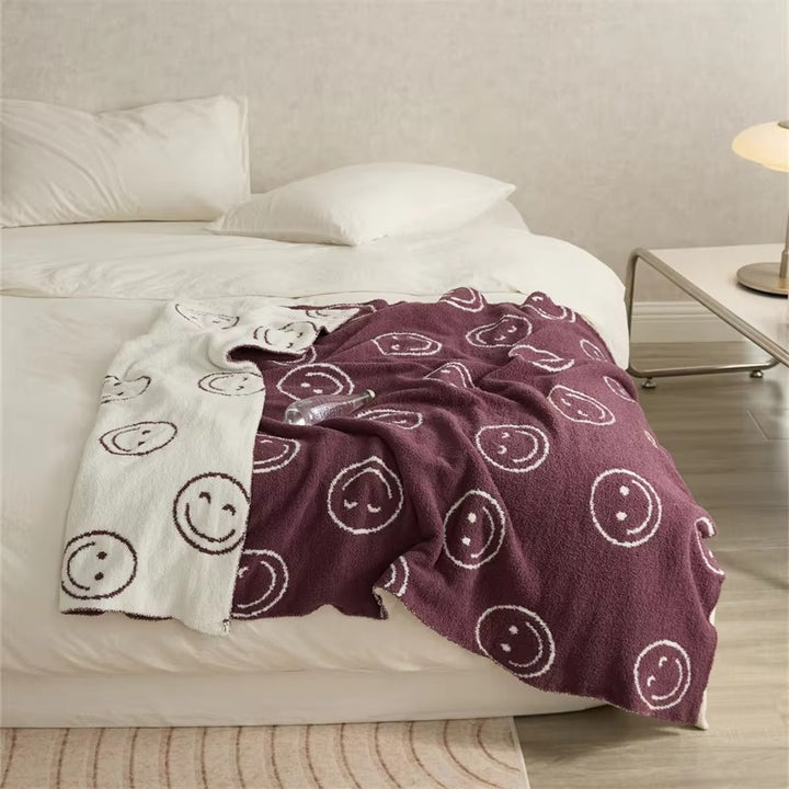Double Sided Smiling Blanket