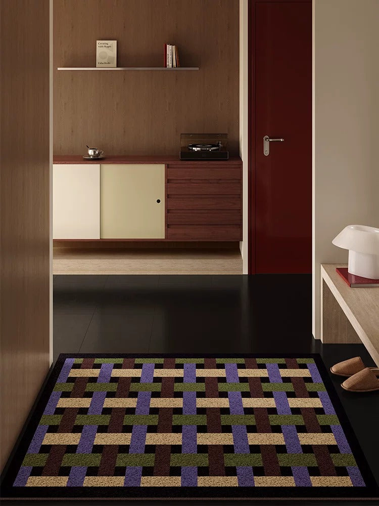 Geometric Weaving Door Mat
