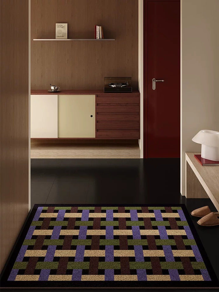 Geometric Weaving Door Mat