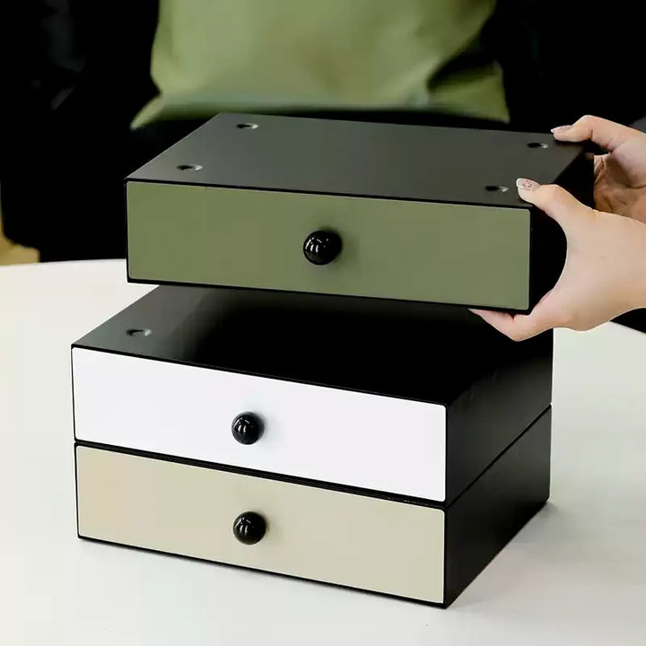 Color-Block Stackable Drawer