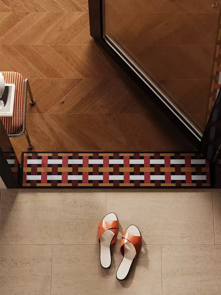 Geometric Weaving Narrow Door Mat