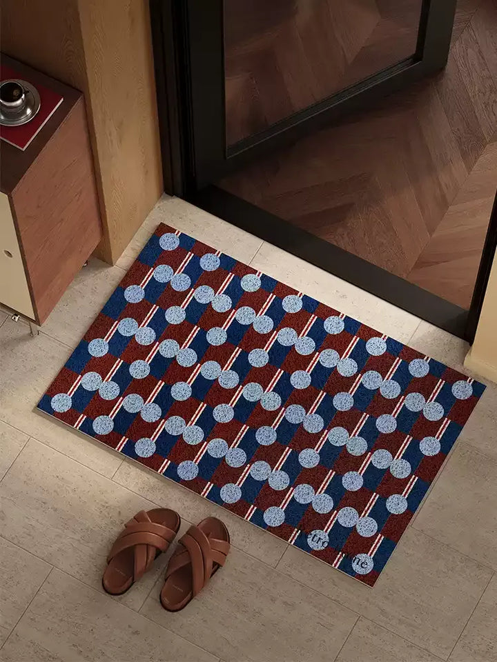 Rhythm Stripes &amp; Dots Door Mat