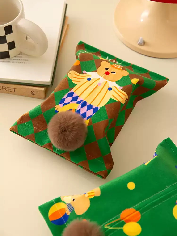 Party Circus Animals Tissue Holder