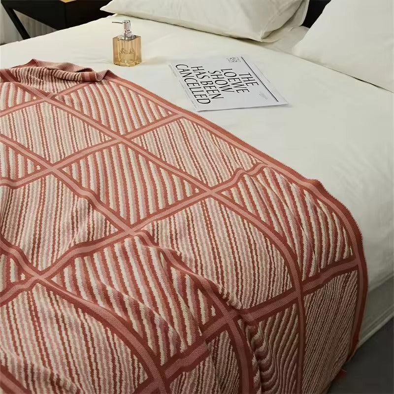 Plaid & Striped Blanket