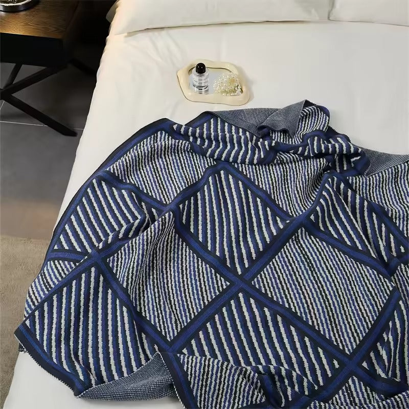 Plaid & Striped Blanket