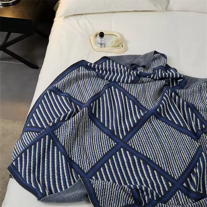 Plaid & Striped Blanket