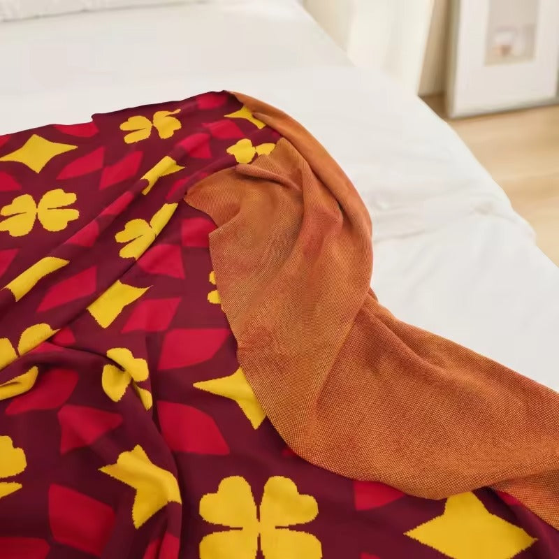 Clover & Star Pattern Blanket
