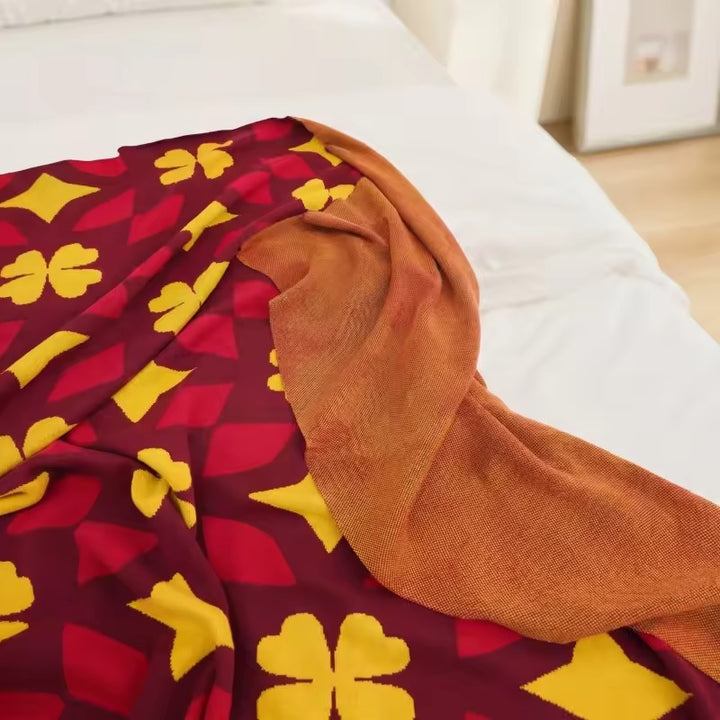 Clover & Star Pattern Blanket