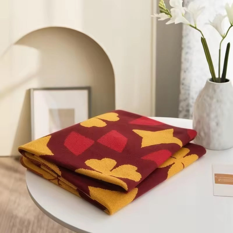 Clover & Star Pattern Blanket