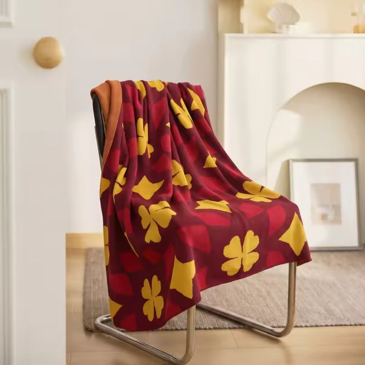 Clover & Star Pattern Blanket