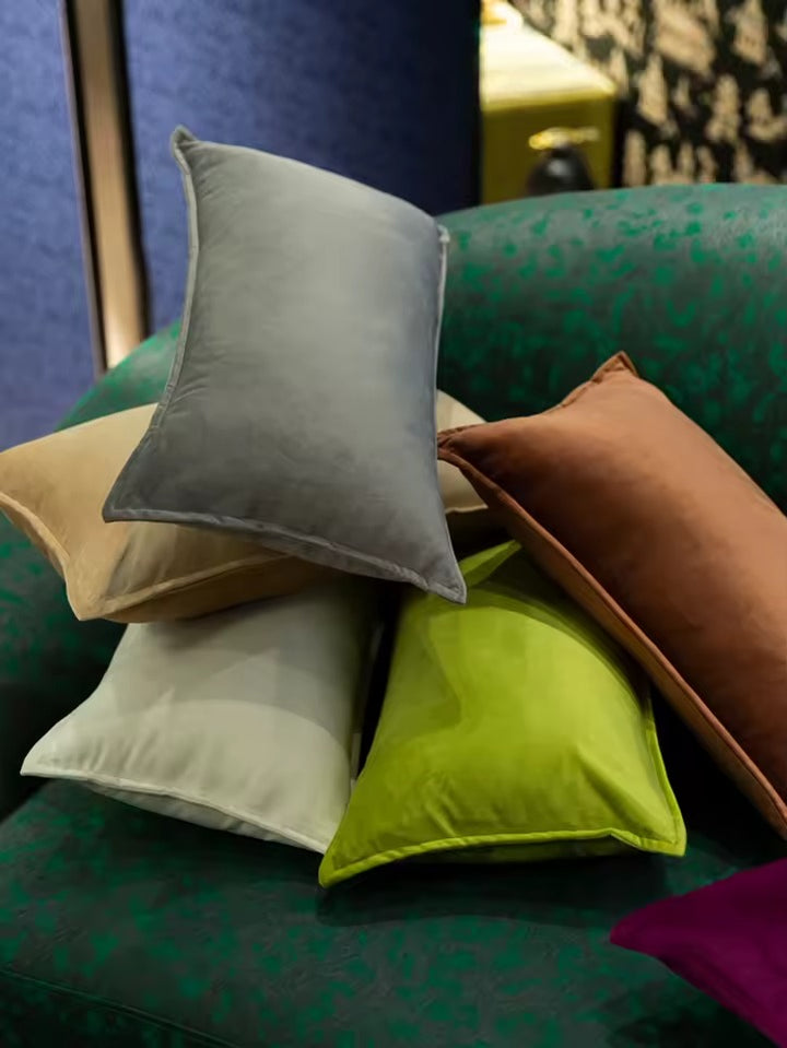 Velvet Monochrome Pillows
