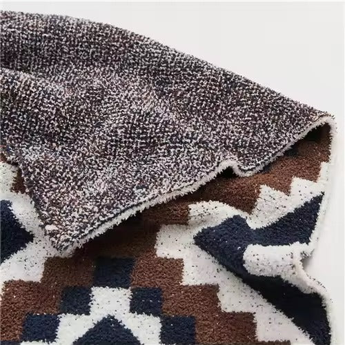 Geometric Quilt Blanket