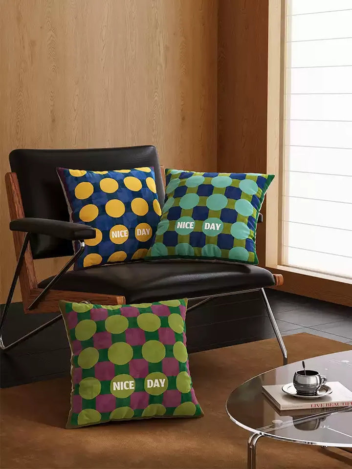 Nice Day Dot Pillows