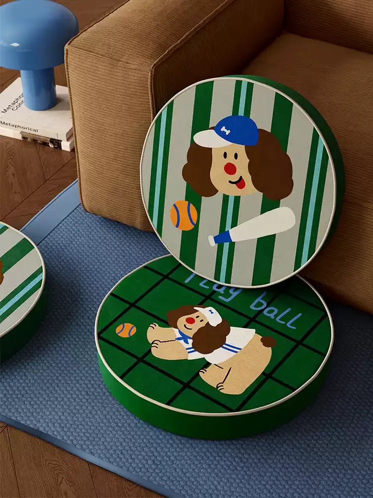 Baseball Dog Seat Cushion