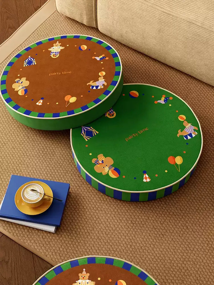 Party Circus Animals Seat Cushion