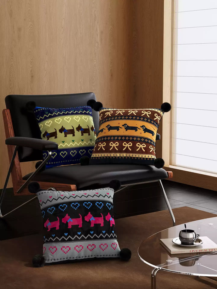 Winter Sweater Pattern Pillows