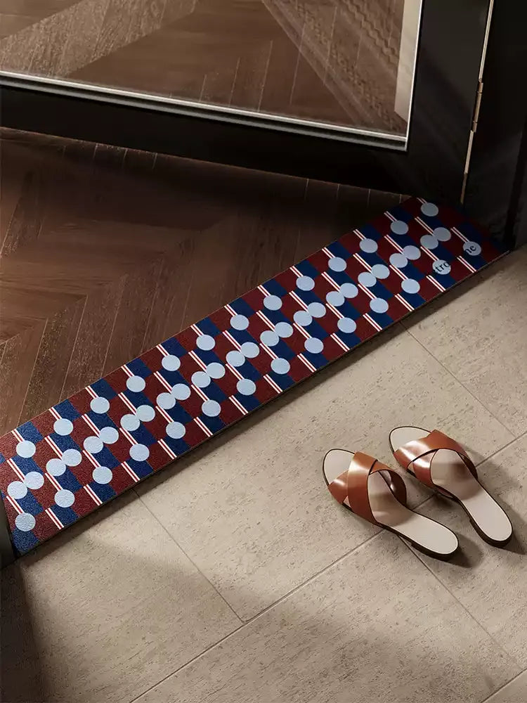 Rhythm Stripes & Dots Narrow Door Mat