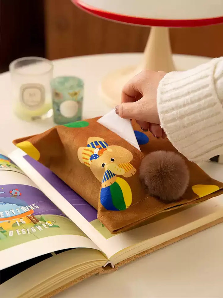 Party Circus Animals Tissue Holder