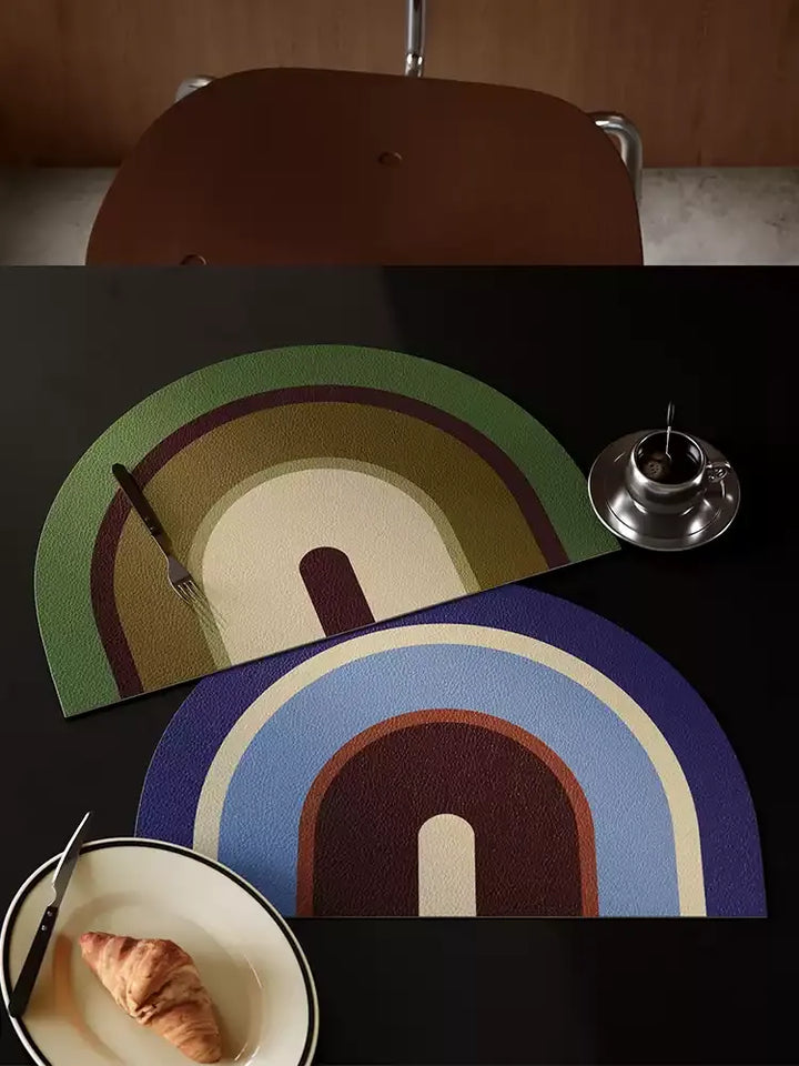 Modern Rainbow Stripe Placemat