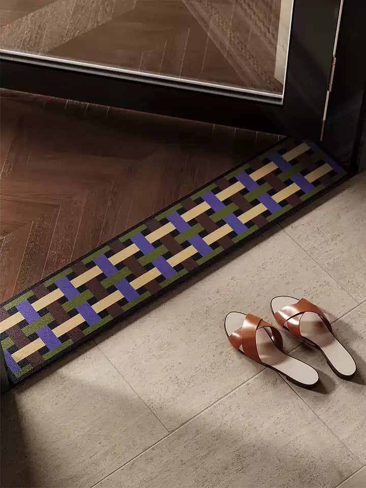 Geometric Weaving Narrow Door Mat