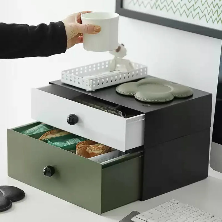 Color-Block Stackable Drawer
