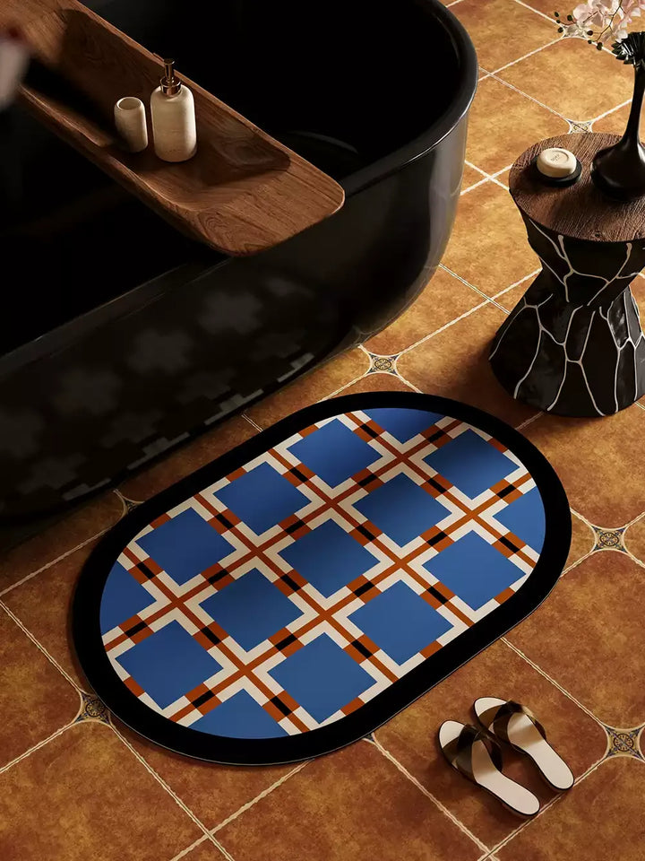 English Style Bathroom Mat