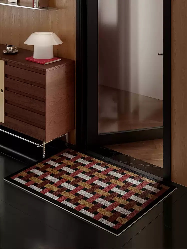 Geometric Weaving Door Mat