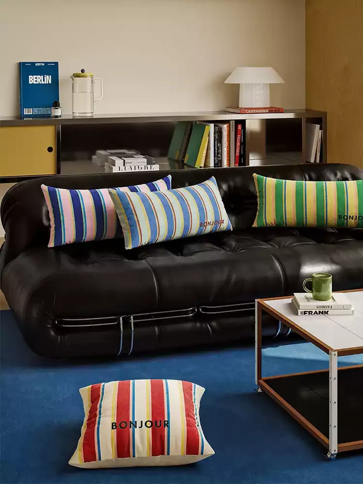 Bonjour Striped Lumbar Pillows
