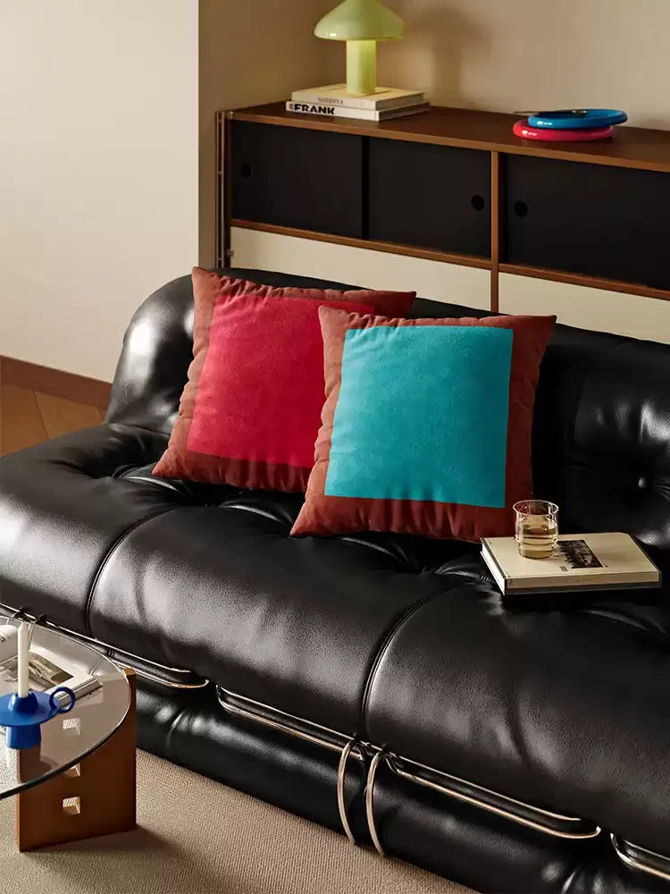 Brown Color Box Pillow