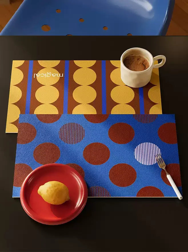 Fantasy Polka Dot Placemats Set