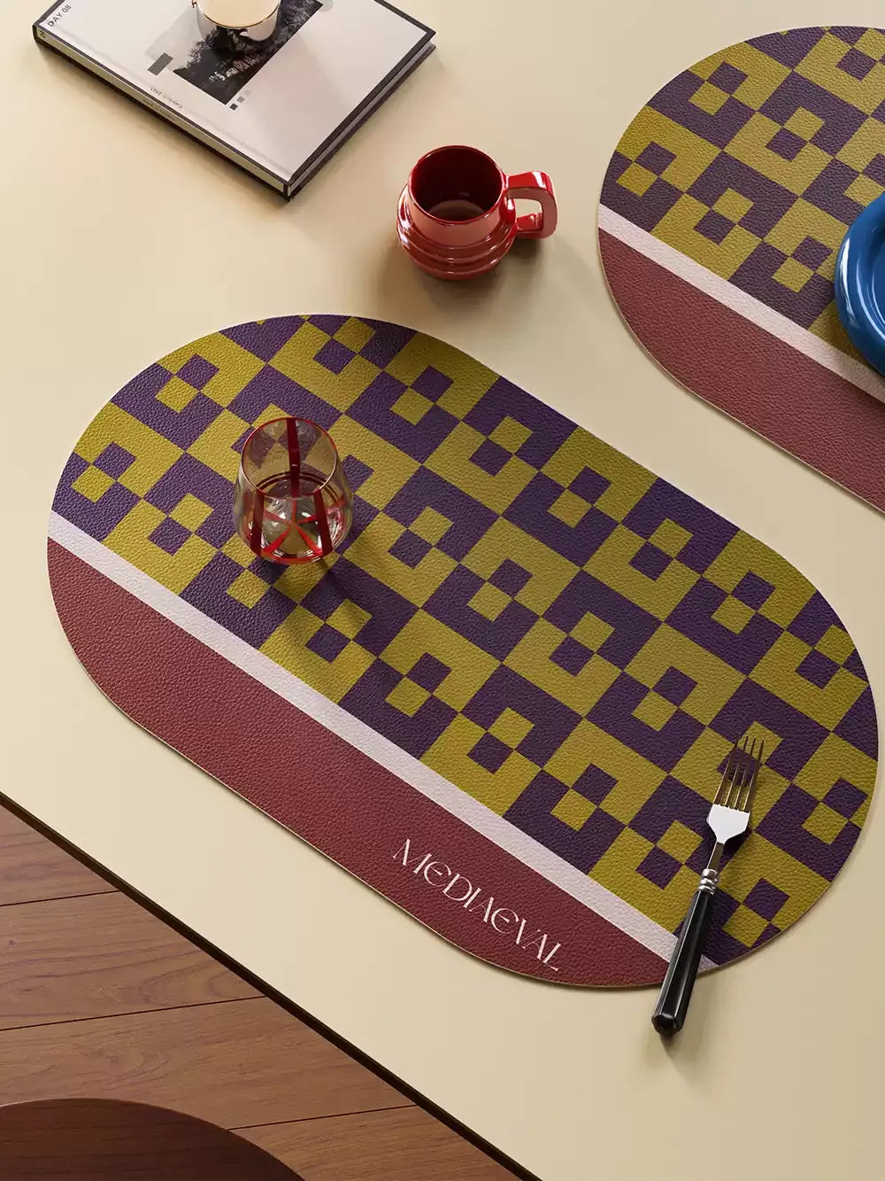 Geo Pattern Placemats Set