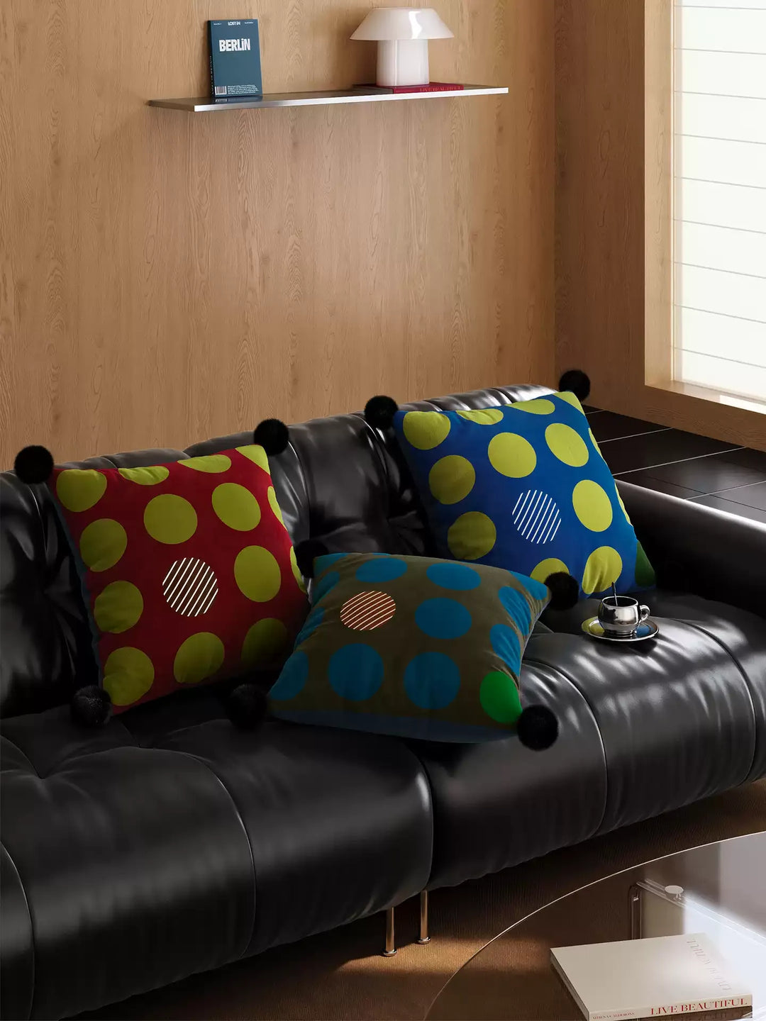 Boho Polka Dot Pillows