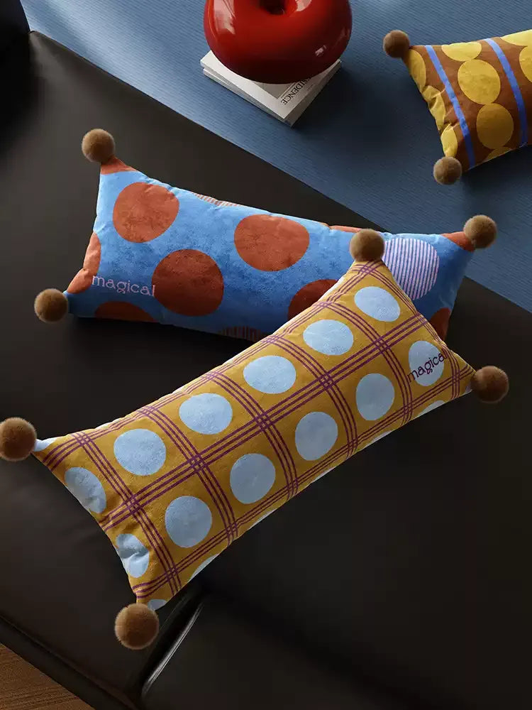 Fantasy Polka Dot Lumbar Pillow