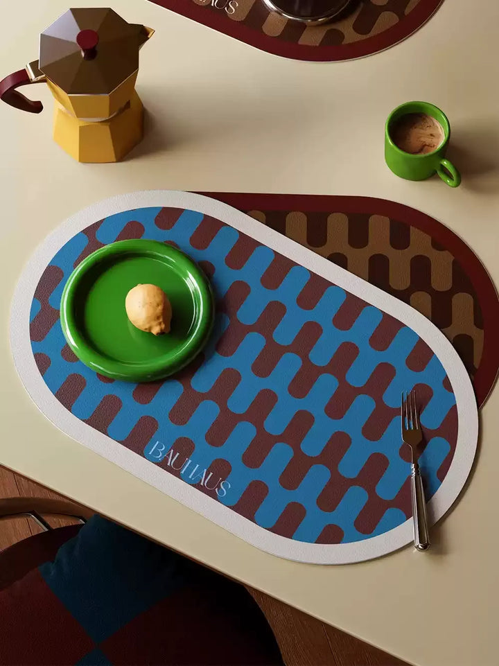 Bauhaus Wave Placemats Set