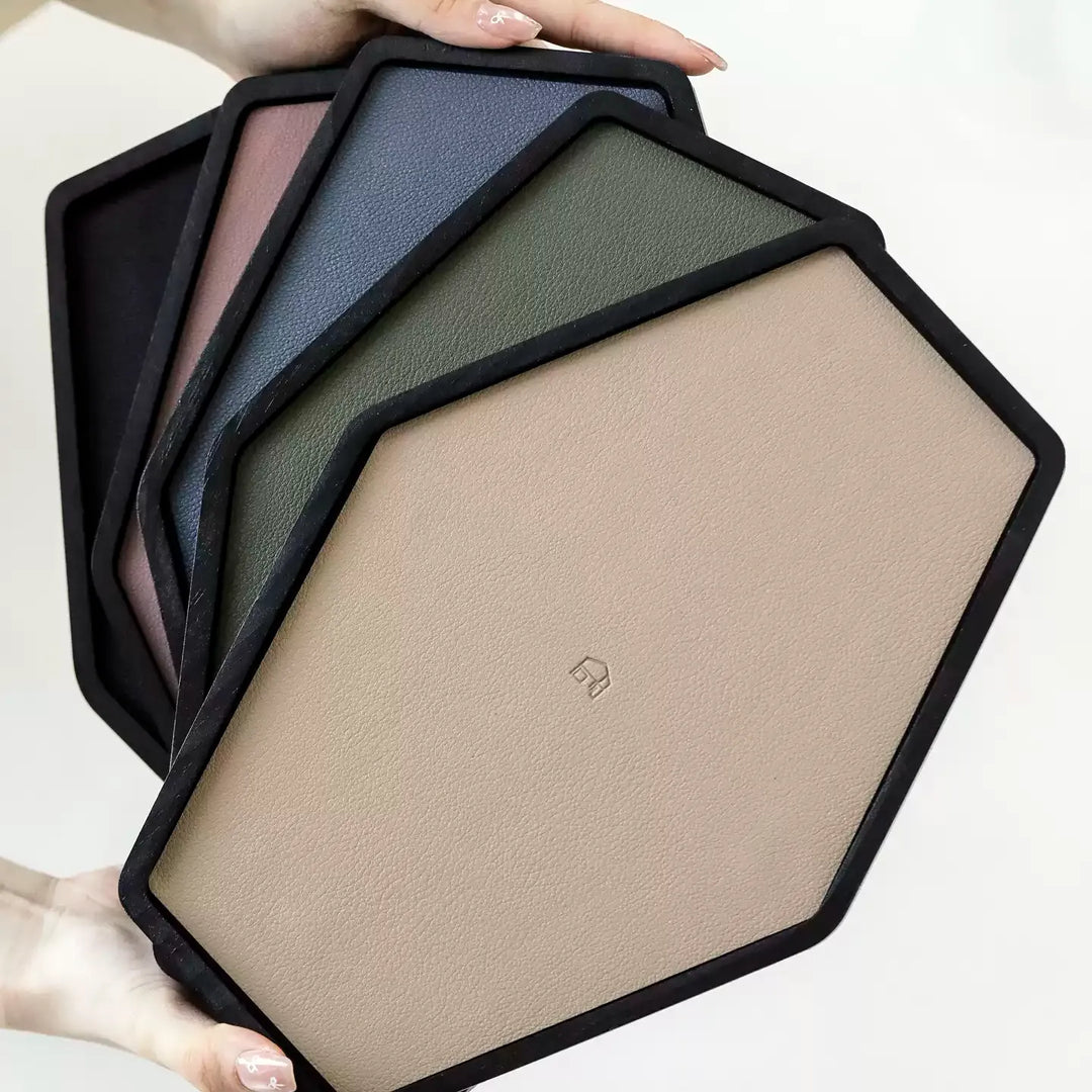 Diamond Colored Wood Tray