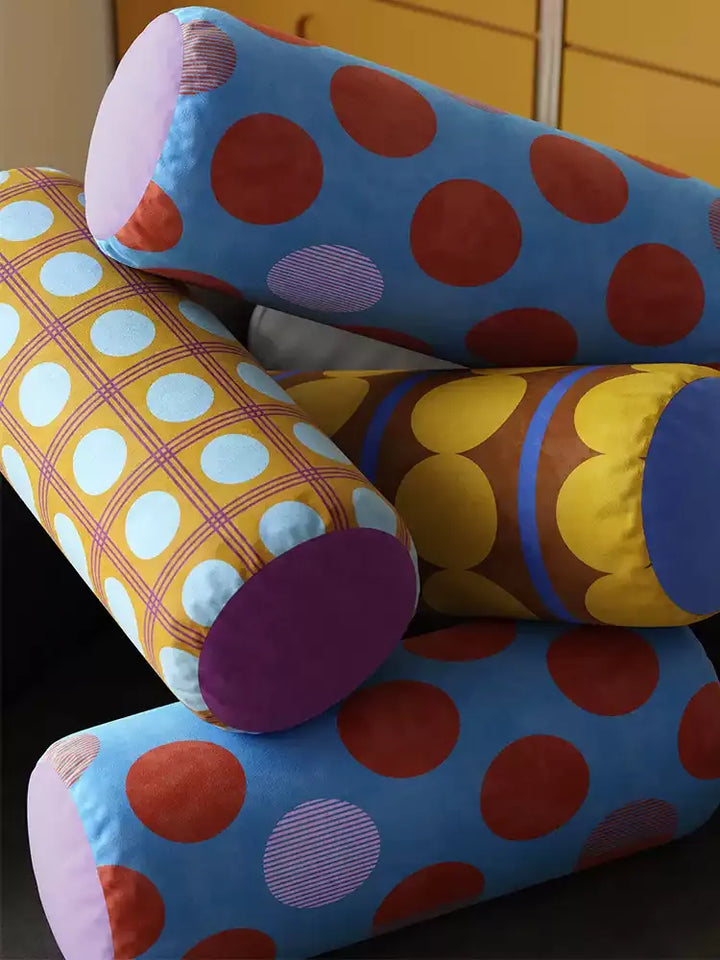 Fantasy Polka Dot Bolster Pillow