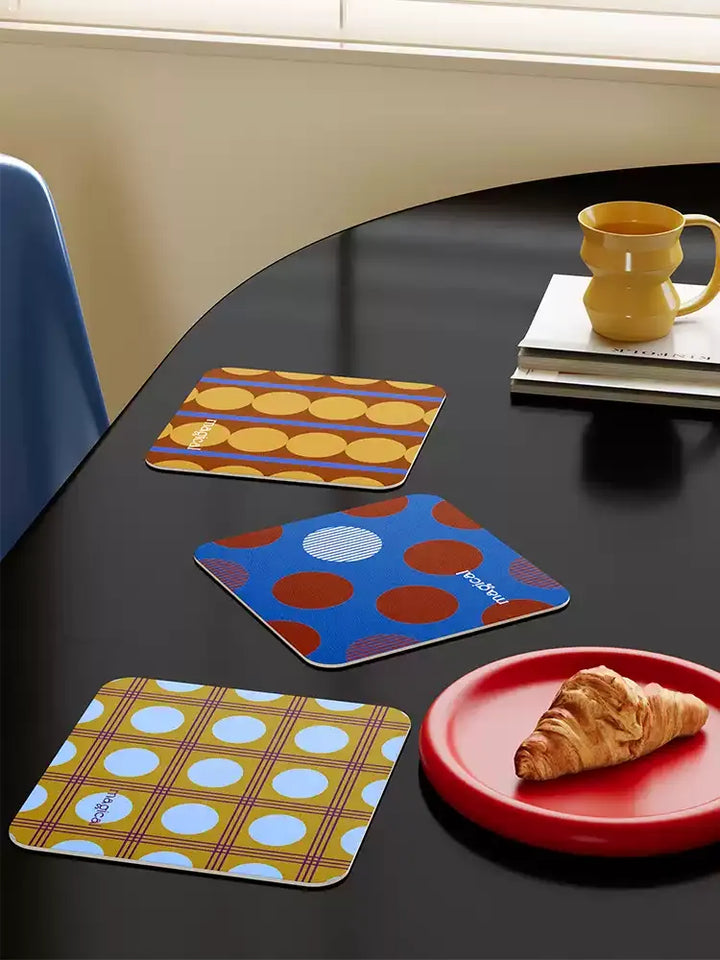 Fantasy Polka Dot Coasters
