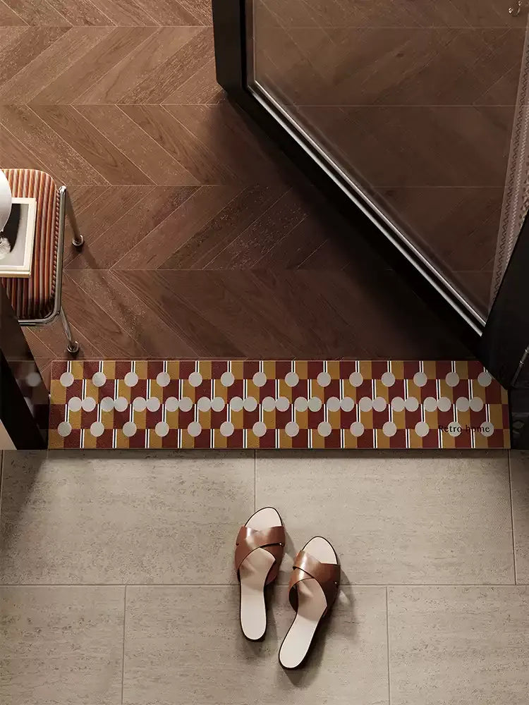Rhythm Stripes & Dots Narrow Door Mat