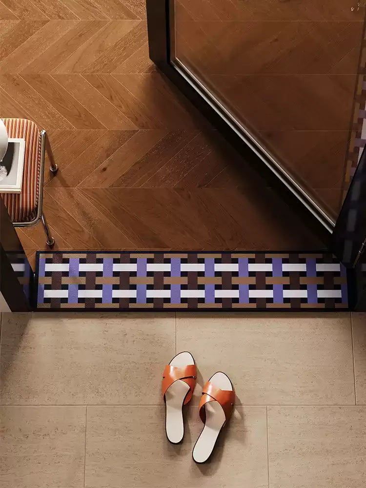 Geometric Weaving Narrow Door Mat