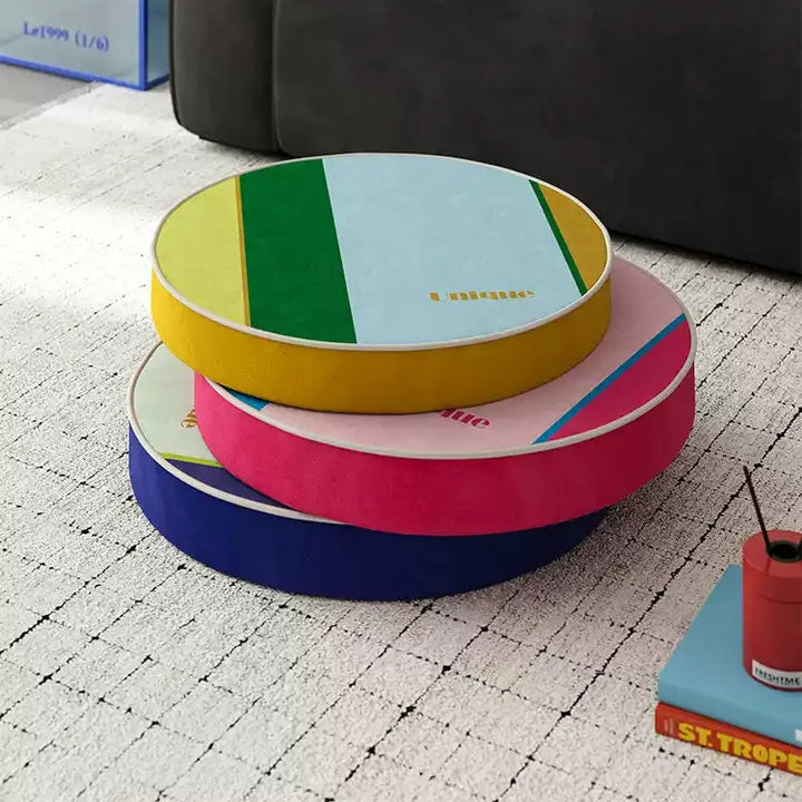 Unique Colorblock Striped Seat Cushions