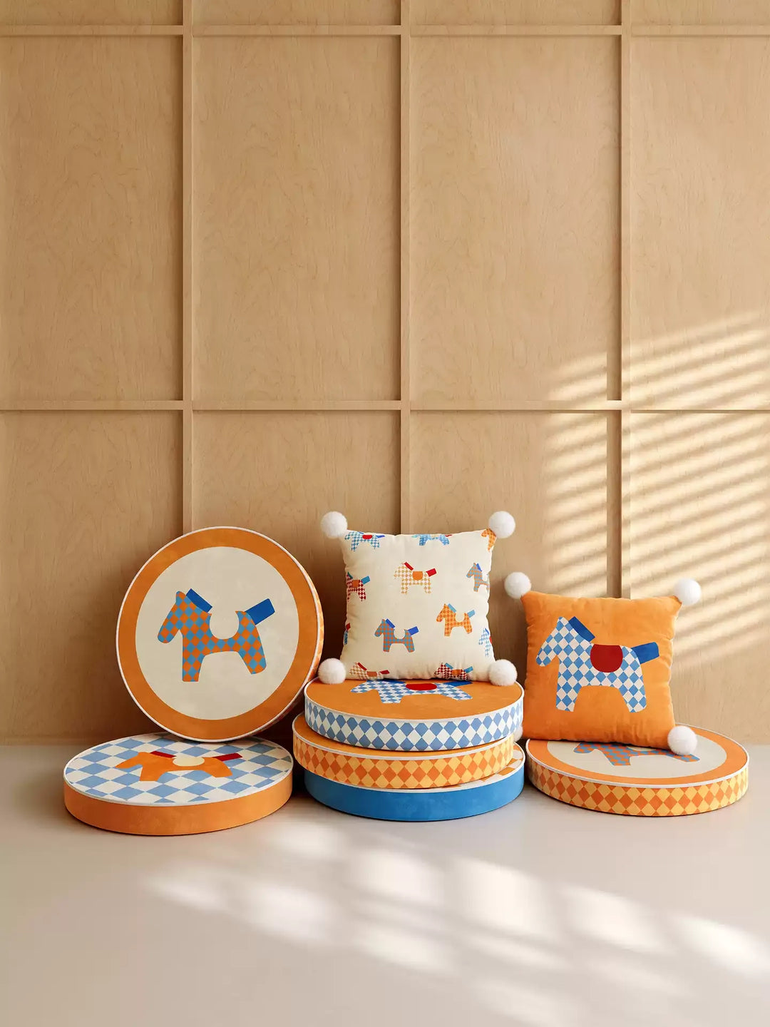 Bright Pony Colored Seat Cushions
