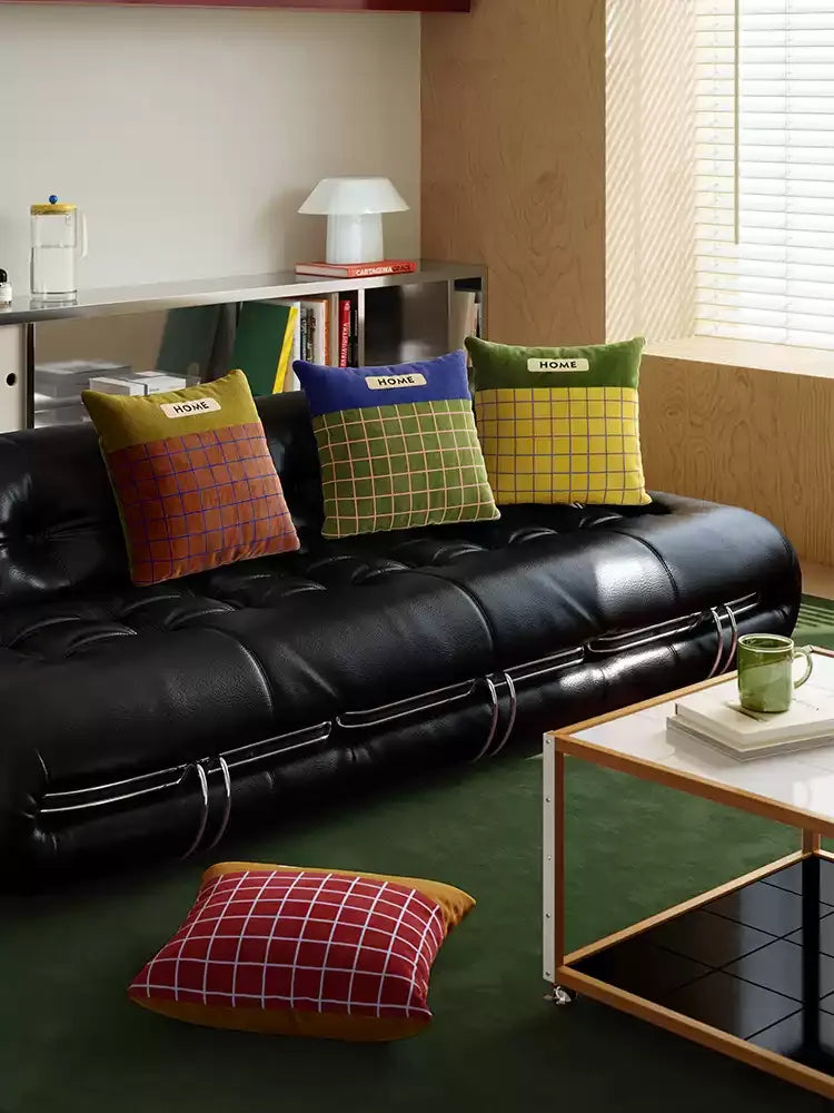 Home Plaid Pillow Covers