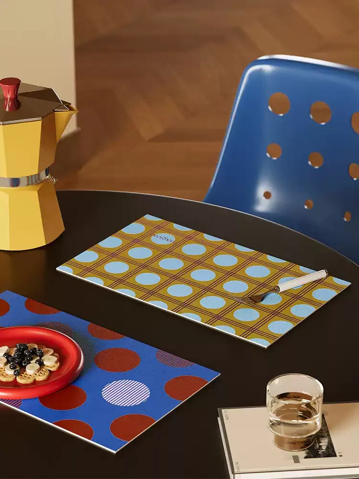 Fantasy Polka Dot Placemats Set