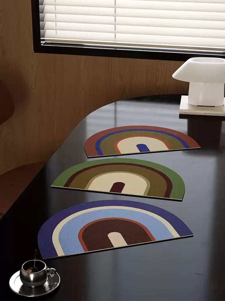 Modern Rainbow Stripe Placemat